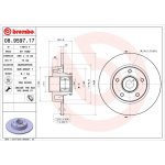 Brzdový kotouč BREMBO 08.9597.17