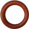 Záclona Dřevěný kroužek s háčkem, barva třešeň (10ks)