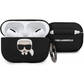 Karl Lagerfeld Silikonové pouzdo pro Apple AirPods PRO KLACAPSILGLBK
