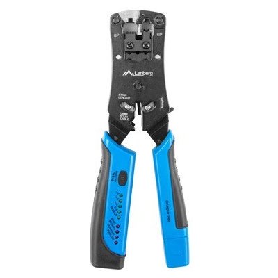 LANBERG konektorové kleště RJ45, RJ12, RJ11 + tester kabelů – Zboží Dáma