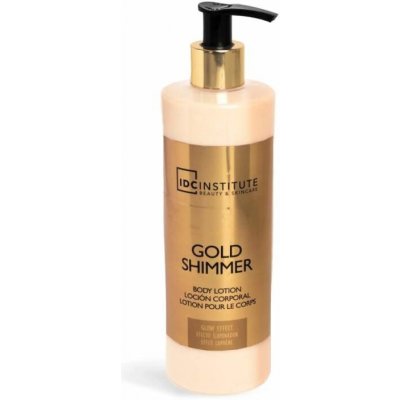 IDC Institute Gold Shimmer tělové mléko 400 ml – Zboží Dáma