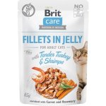 Brit Care Cat Fillets in Jelly Turkey&Shrimps 85 g – Hledejceny.cz