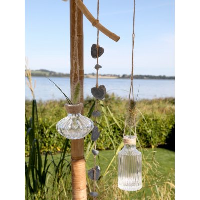 Závěsná skleněná dekorační vázička Lania - Ø 8*7,5cm - Chic Antique – Hledejceny.cz
