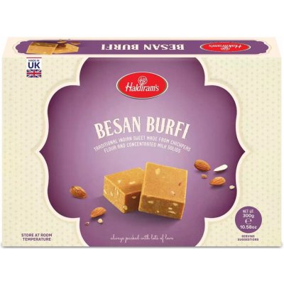 Haldiram indická poušť Besan Burfi 300 g – Zboží Dáma