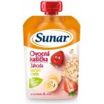Sunar Ovocná kašička jahoda banán oves 6m+ 120 g – Sleviste.cz