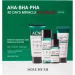Some By Mi AHA BHA PHA 30 Days Miracle AC SOS mycí pěna 30 ml + tonikum 30 ml + sérum 10 ml + krém 20 g dárková sada – Sleviste.cz