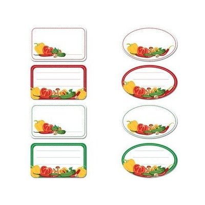 TORO NÁLEPKY NA ZAVAŘ.SKLENICE, DEKOR ZELENINA, 96KS – Hledejceny.cz