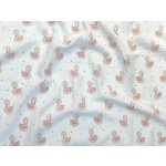 Prem Bavlněná tetra osuška Labuť růžová 90/100 cm – Zboží Dáma