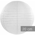 Lampion kulatý 20cm bílý – Zboží Dáma