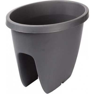 Plastkon Balkónový květináč Balconia OVI na zábradlí 30 cm antracit – Zboží Dáma