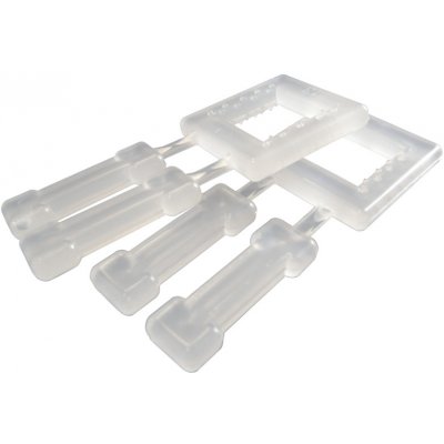 Spony na vázací pásky plastové, šíře 13-15 mm, balení 1000 ks – Zboží Mobilmania