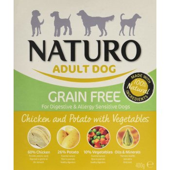 Naturo Grain Free Chicken & Potato with Vegetables 400 g