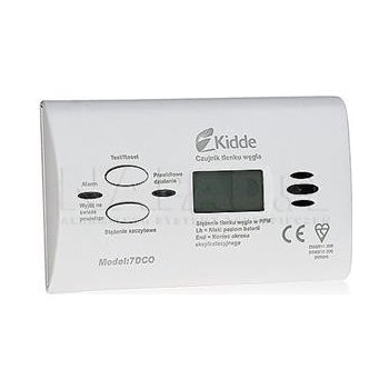 Detektor CO s alarmem Kidde 7DCO (čidlo úniku plynu)