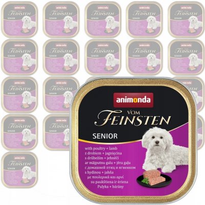 Animonda Vom Feinsten Senior Dog drůbeží a jehněčí 150 g – Sleviste.cz