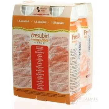 FRESUBIN ENERGY FIBRE JAHODA POR SOL 4X200ML