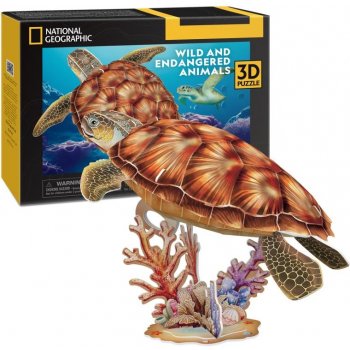 CubicFun 3D puzzle National Geograpic Mořská želva 31 ks