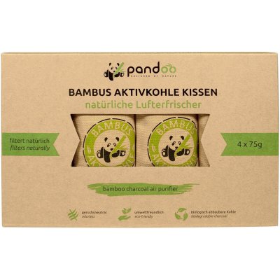 Pandoo Přírodní bambusový čistič vzduchu s aktivním uhlím 4 x 75 g – Sleviste.cz