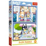 TREFL Bluey Zábavný Bluey 2x24 dílků – Hledejceny.cz