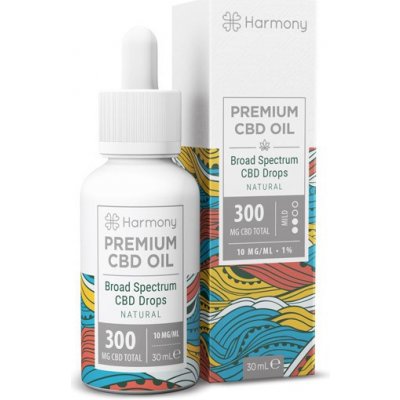 Harmony CBD olej 1% 300 mg 30 ml – Sleviste.cz