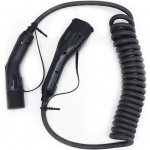 Sectron Nabíjecí kabel spirálový Type 2 Type 2 11 kW 3 × 16 A 400 V 7 m – Sleviste.cz