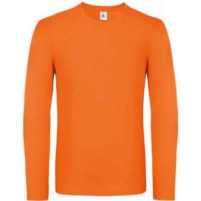 B&C pánské tričko s dlouhým rukávem TU05T Orange