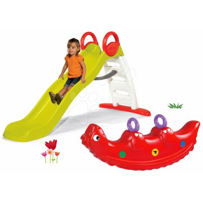 Smoby Set šmykľavka Toboggan Funny a hojdačka Sammy obojstranná SM820400-13 200 cm – Sleviste.cz