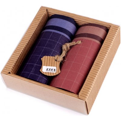 Prima-obchod Pánský kapesník, 2 mix barev a vzorů tmavá – Zboží Dáma