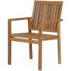 Zahradní židle a křeslo Teakové jídelní křeslo Linear Barlow Tyrie 58,4x61,3x90,7 cm (1LIA)