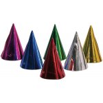 Folat Párty čepičky metalické mix barev 6 ks – Zboží Dáma