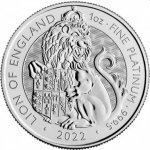 The Royal Tudor Beasts Platinová mince Tudor Beasts - Lion of Engand 2022 1 oz