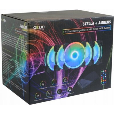 Gelid Amber5 ARGB 120mm RF-RGB-MP-01 – Hledejceny.cz