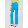 Dámské klasické kalhoty United Colors of Benetton dámské široké high waist 4ONGDF034 modré