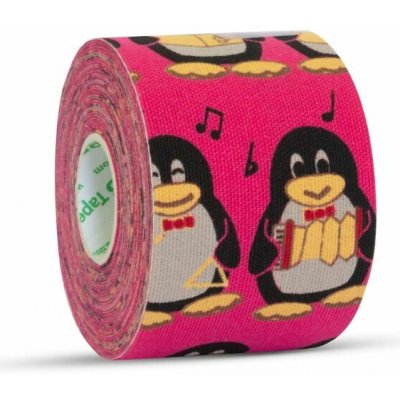 BB Tape Kineziologický tejp pro děti Tučňák růžový 5 cm x 5 m – Zboží Dáma