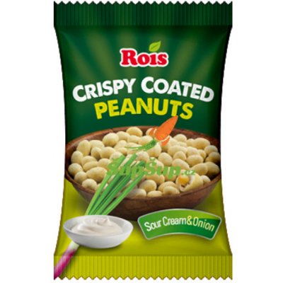 Rois Arašídy v těstíčku Sour Cream Onion 80 g – Zbozi.Blesk.cz