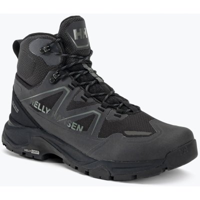 Helly Hansen Pánské outdoorové boty Men's Cascade Mid Height Hiking Shoes Black New Light Grey – Zboží Mobilmania