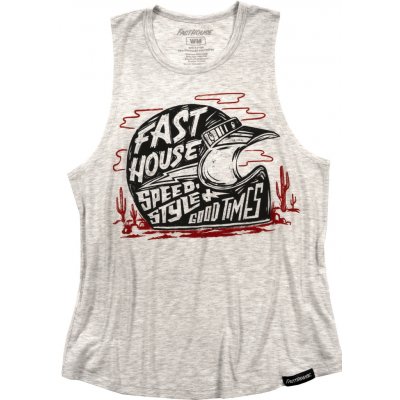 Fasthouse Women´s Dust Devil Muscle Tank Sand – Zboží Dáma