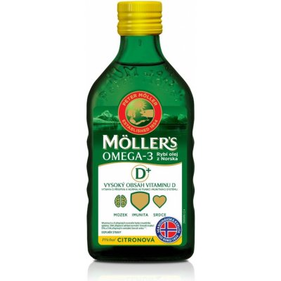 Mollers Omega 3 D+ 250 ml – Zbozi.Blesk.cz