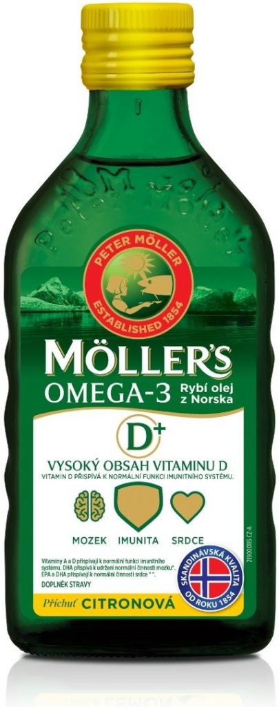 Möller´s Mollers Omega 3 D+ 250 ml