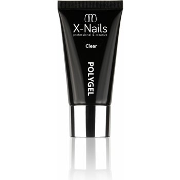 X Nails UV/LED polygel v tubě Clear 30 ml