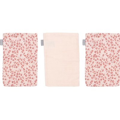 Bébé-Jou bambusové mušelínové žínky Leopard Pink 3 ks – Hledejceny.cz