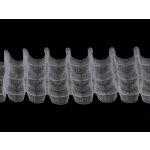 Záclonovka šíře 75 mm tužkové řasení Varianta: transparent, Balení: 1 m – Hledejceny.cz