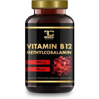 Dedra Vitamin B12 Methylcobalamin 500 μg 90 kapslí – Hledejceny.cz