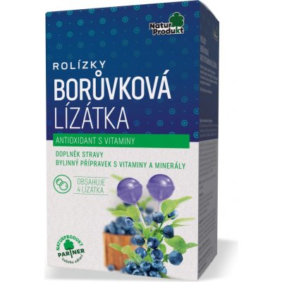 Naturprodukt Borůvková lízátka multivitamin 4 lízátka – Hledejceny.cz