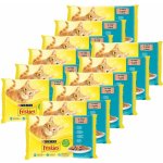 Friskies Cat losos tuňák sardinky a treska ve šťávě 12 x 4 x 85 g – Zboží Mobilmania