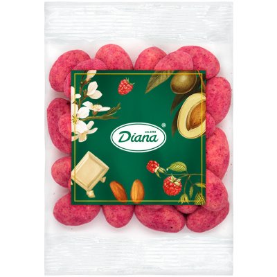 Diana Company Mandle v polevě z malin a bílé čokolády 100 g – Zboží Mobilmania