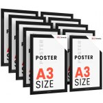 Allboards KPL10_FRAME_A3BK Plakátový rám A3 OWZ – černý – Zboží Mobilmania