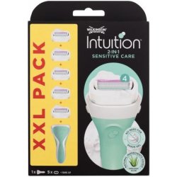 Wilkinson Sword Intuition Sensitive Care + 5 ks hlavic + cestovní obal