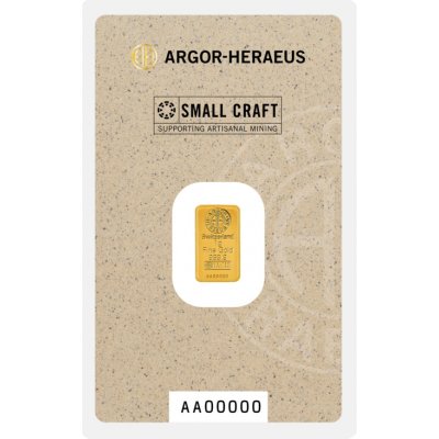 Argor-Heraeus zlatý slitek Small Craft 1 g – Hledejceny.cz