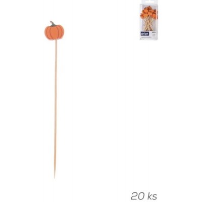 Napichovátka bambus Halloween dýně 20 ks - Orion – Zboží Dáma