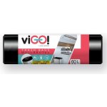 viGO! Pytle 60 l 24 µm 10 ks černé – Zboží Mobilmania